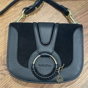 See by Chloe Hana Small Leather & Suede Crossbody NWT